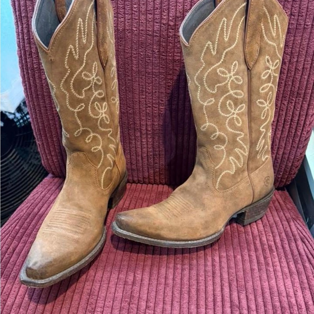 Brown Western Cowboy Boots